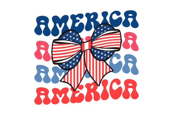 Coquette Bow 4th of July SVG Sublimation: Graphics & Crafts for Marketing