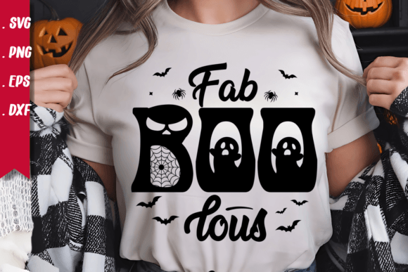 Cute Halloween, Fab Boo Lous Svg Graphics