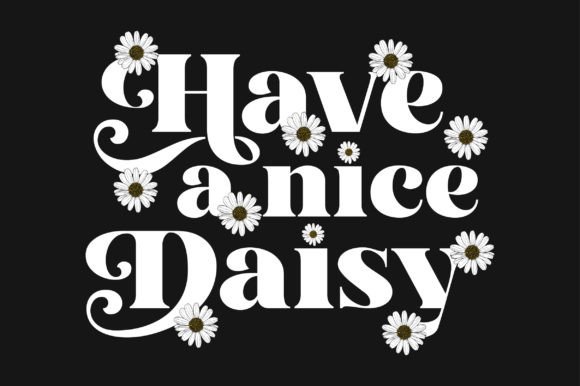 Daisy Floral SVG Sublimation T-shirt: Graphics for Crafts