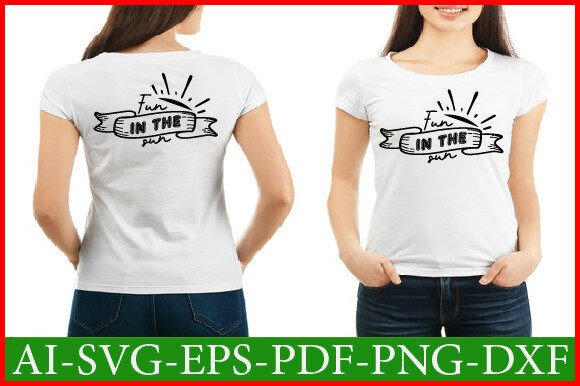 Fun in the Sun Svg Design: Graphics for Crafts and Small Business Branding