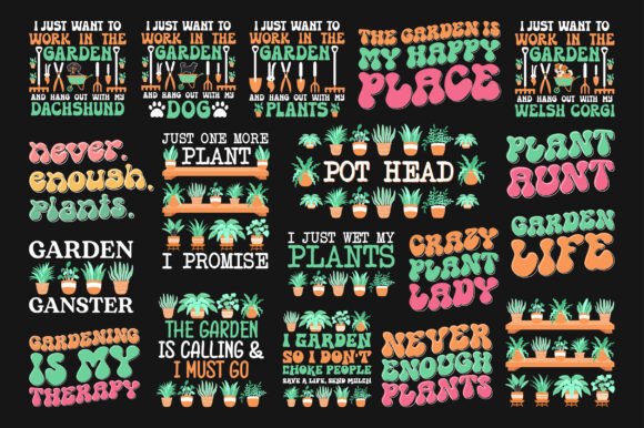 Gardening Botanical Plants SVG Bundle