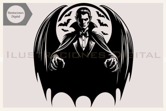 Halloween Vampire Dracula SVG Clipart