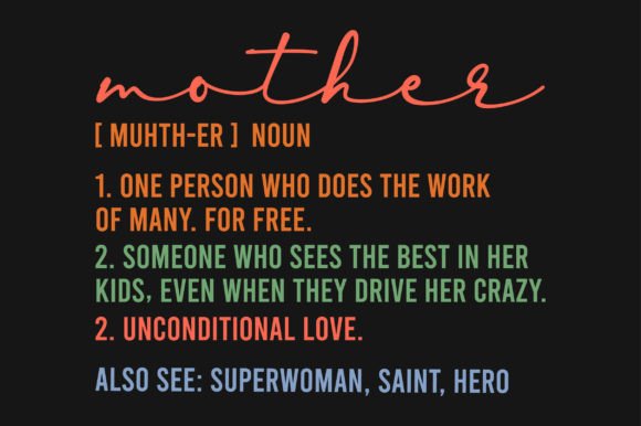 Mother's Day Mom Mama SVG Sublimation Graphics