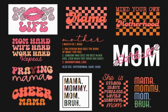 Mother's Day Mom SVG Sublimation Bundle