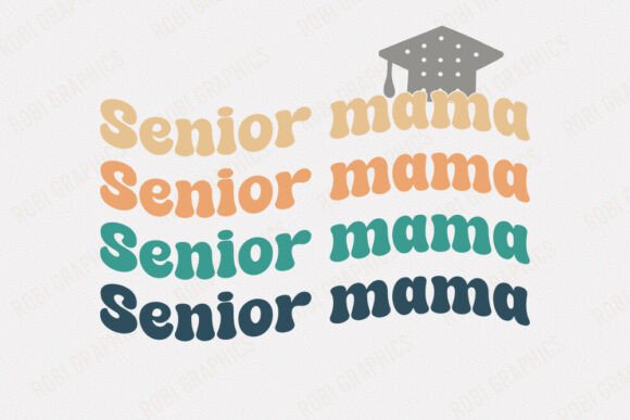 Senior Mama - Retro SVG