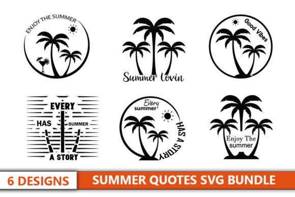 Summer Quote Svg Bundle: Graphics and Crafts for Branding