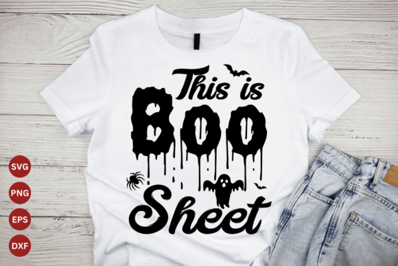 This is Boo Sheet Halloween Sign Svg Graphics